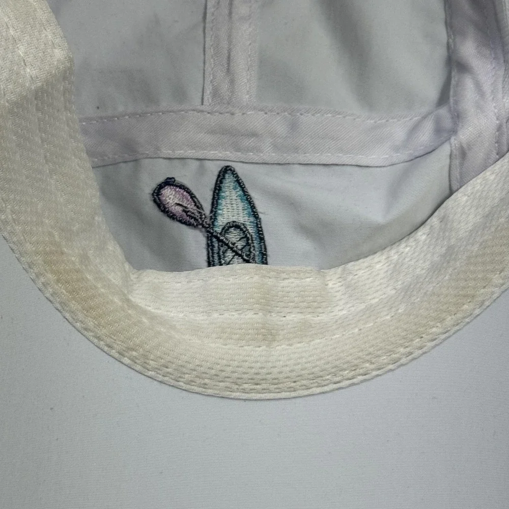 Life Is Good Active Fit Running 5-Panel Hat Cap Strap Back One Size White